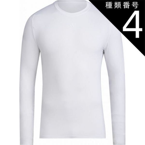 種類4：WHT/XLT(4066751688429) adidas(アディダス) EVL53 41 TFLSTEEM テックフィット AEROREADY 長袖Tシャツ