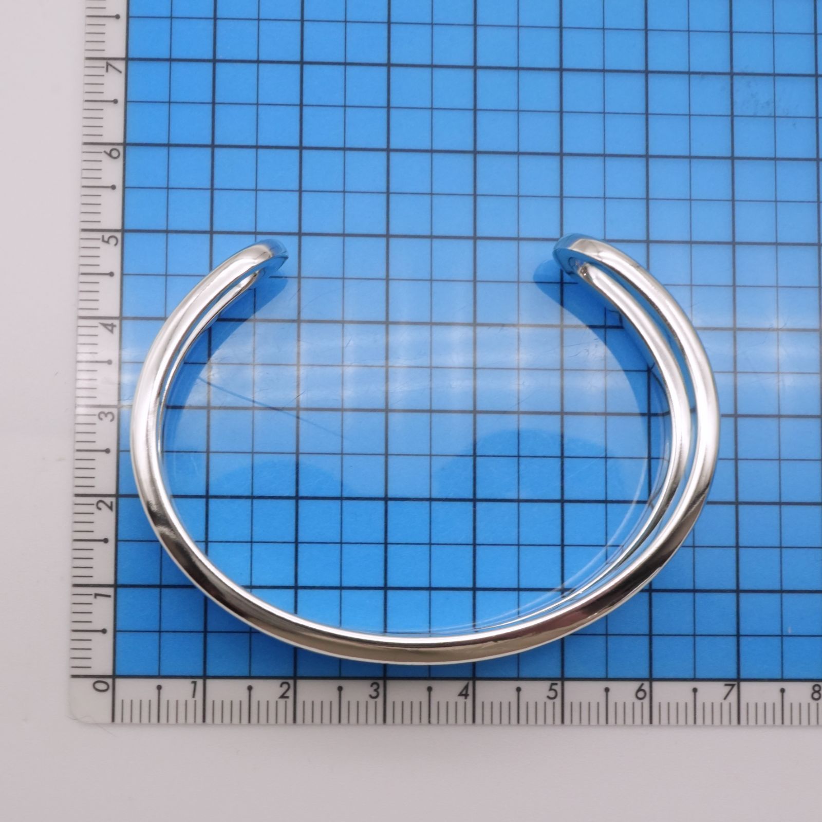 ティファニー 美品 ダイアゴナル カフ バングル 希少 極美品希少 ティファニー オープン ダイアゴナル カフ バングル
