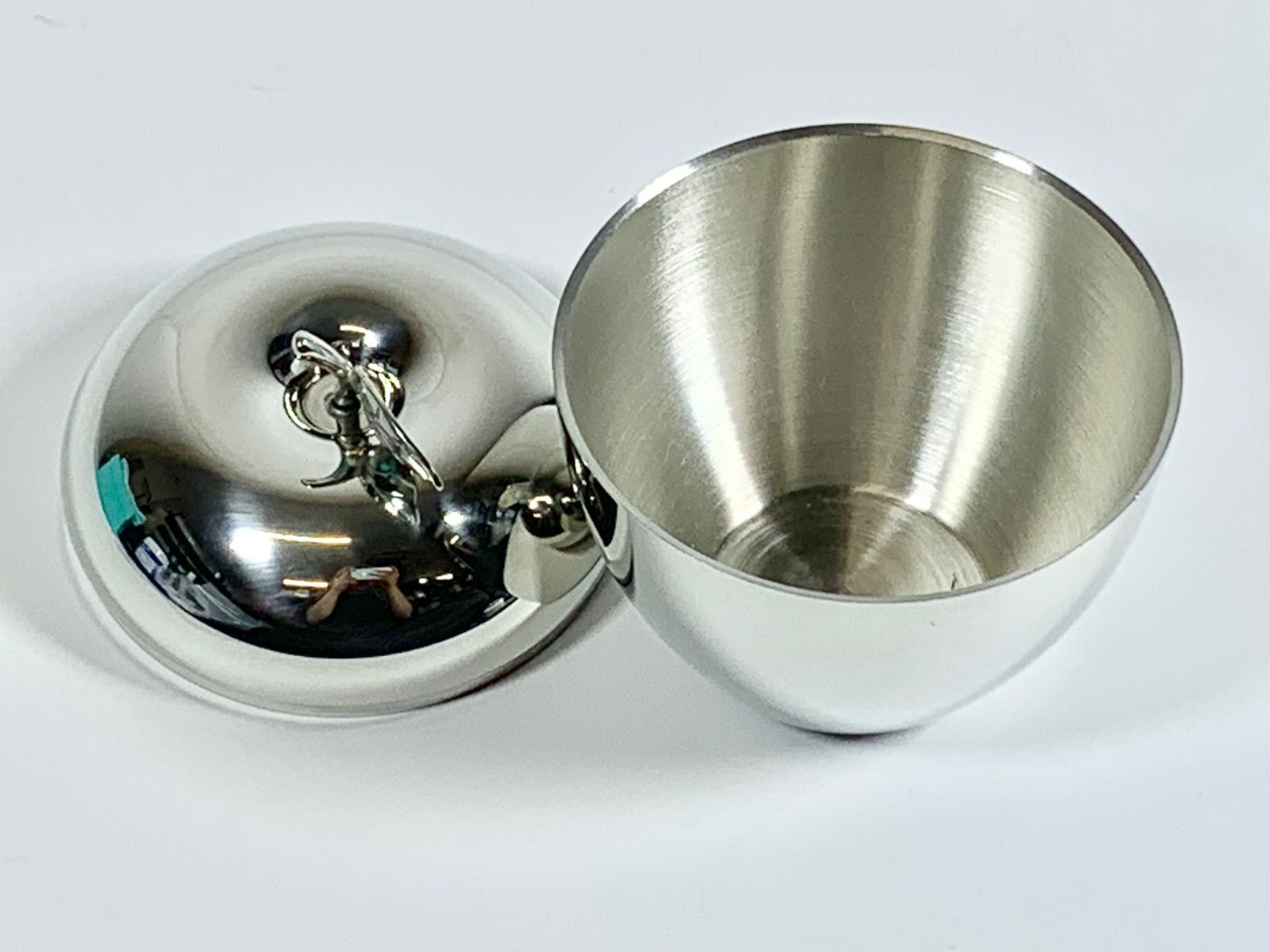 D-10 品 TIFFANY-Co. ティファニー 品 アップル インテリア 小物入れ オブジェ SV925 シルバー りんごモチーフ アンティーク 箱有り NEXPOTALLINN_EU