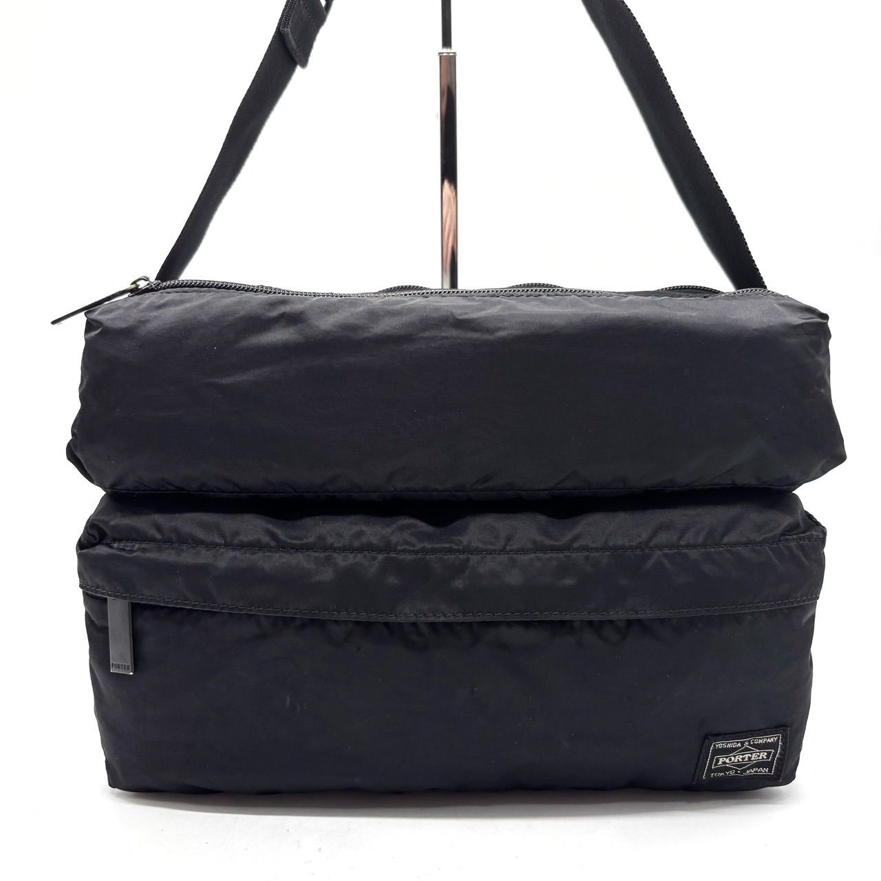 良品】 PORTER ポーター フラッシュ ショルダーバッグ トートバッグ 