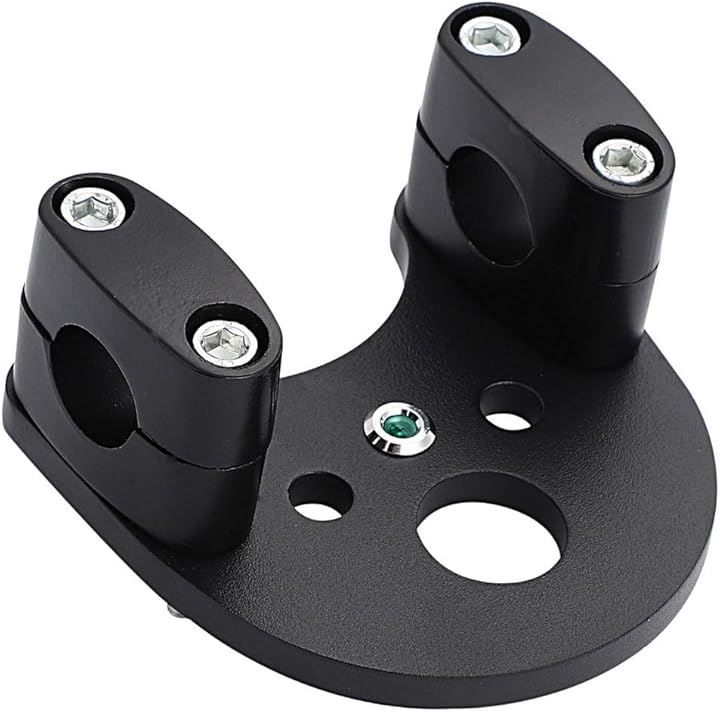 Partools ハンドルポストキット ホンダ スーパーカブ・リトルカブ対応 ニュートラル配線付( ブラック)