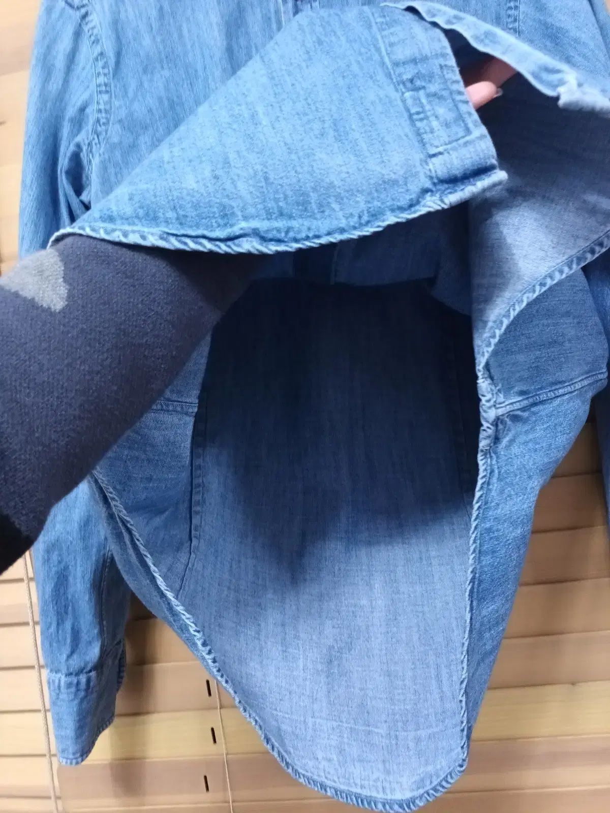 ミッドシーズンデニムシャツ