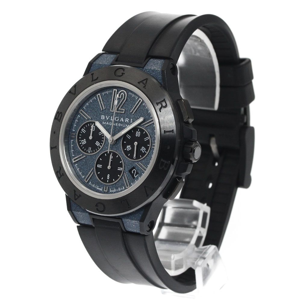 ブルガリ BVLGARI DG42SMCCH ディアゴノ マグネシウム デイト クロノ  
