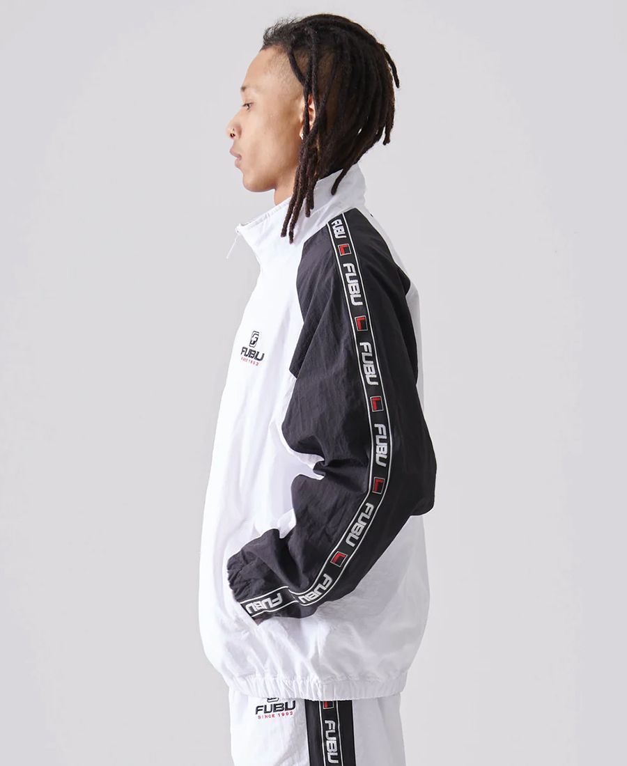 専用　FUBU セットアップ 黒/白　トラックジャケット　新品 SALE☆30%OFF】FUBU フブ トラック セットアップ 上下セット