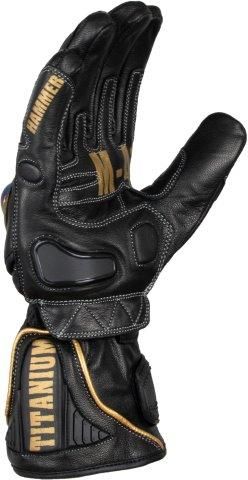  チタニウムウィンターグローブ ブラック ゴールド Lサイズ YG-192 W イエローコーン グローブ バイクウェア 装備