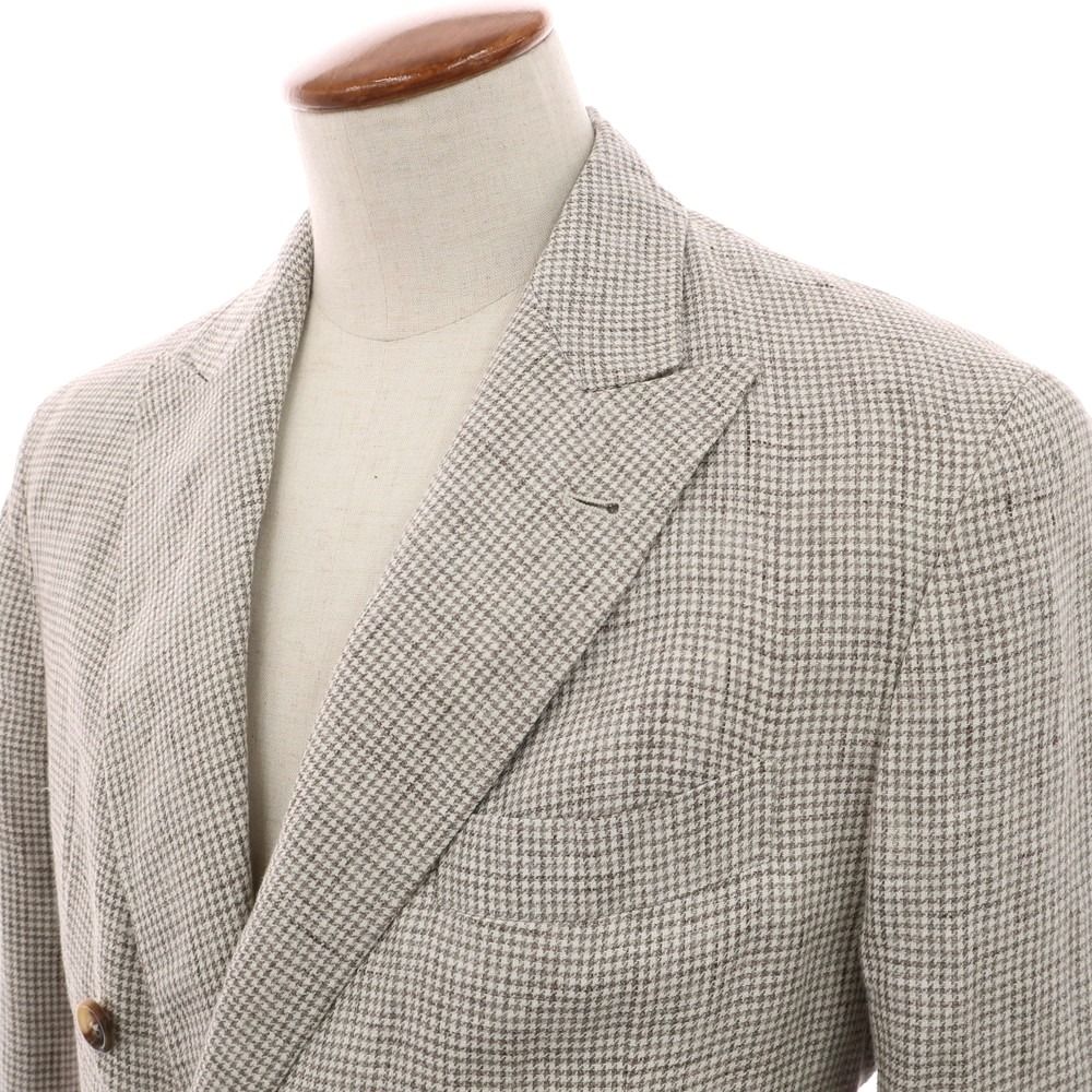 ブルネロクチネリ　ダブルスーツ　46 Brunello Cucinelli ダブルスーツ | グレー | FARFETCH JP