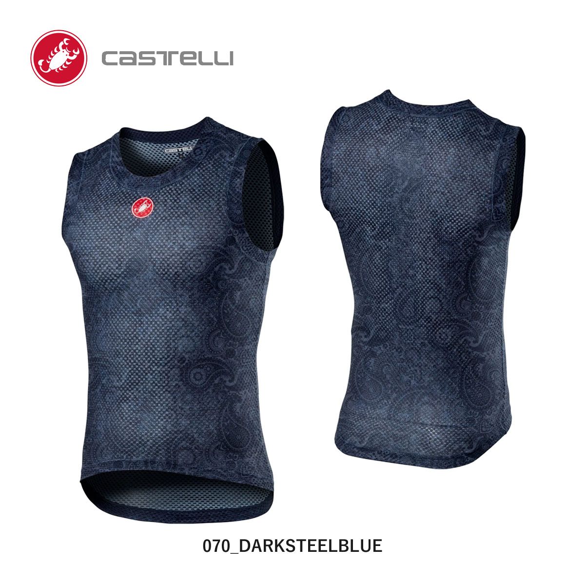 CASTELLI 21023 PRO MESH M SLEEVELESS カステリ プロメッシュ スリーブレス 袖なし ベースレイヤー
