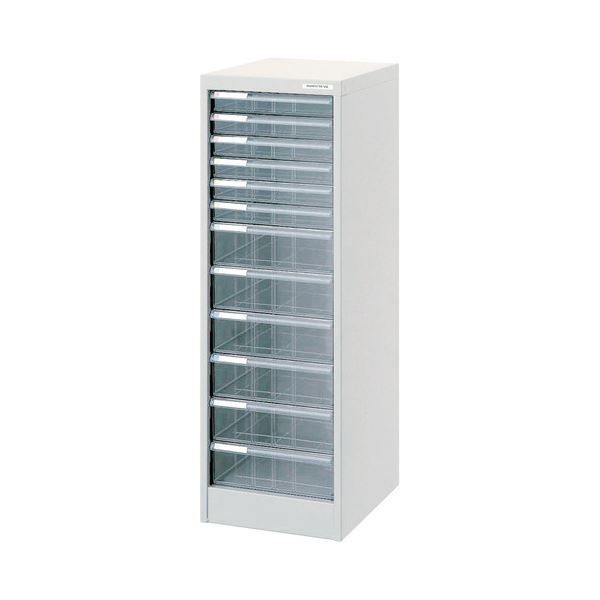 ナカバヤシ アバンテV2 フロアケース A4タテ 浅6段 深6段 ニューグレー AF-H12 1台