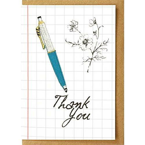 まとめ エルコミューン グリーティングカード ペトラボーズ 輸入グリーティングカード Patch Card Pen Thank You YGC-051 ×15セット