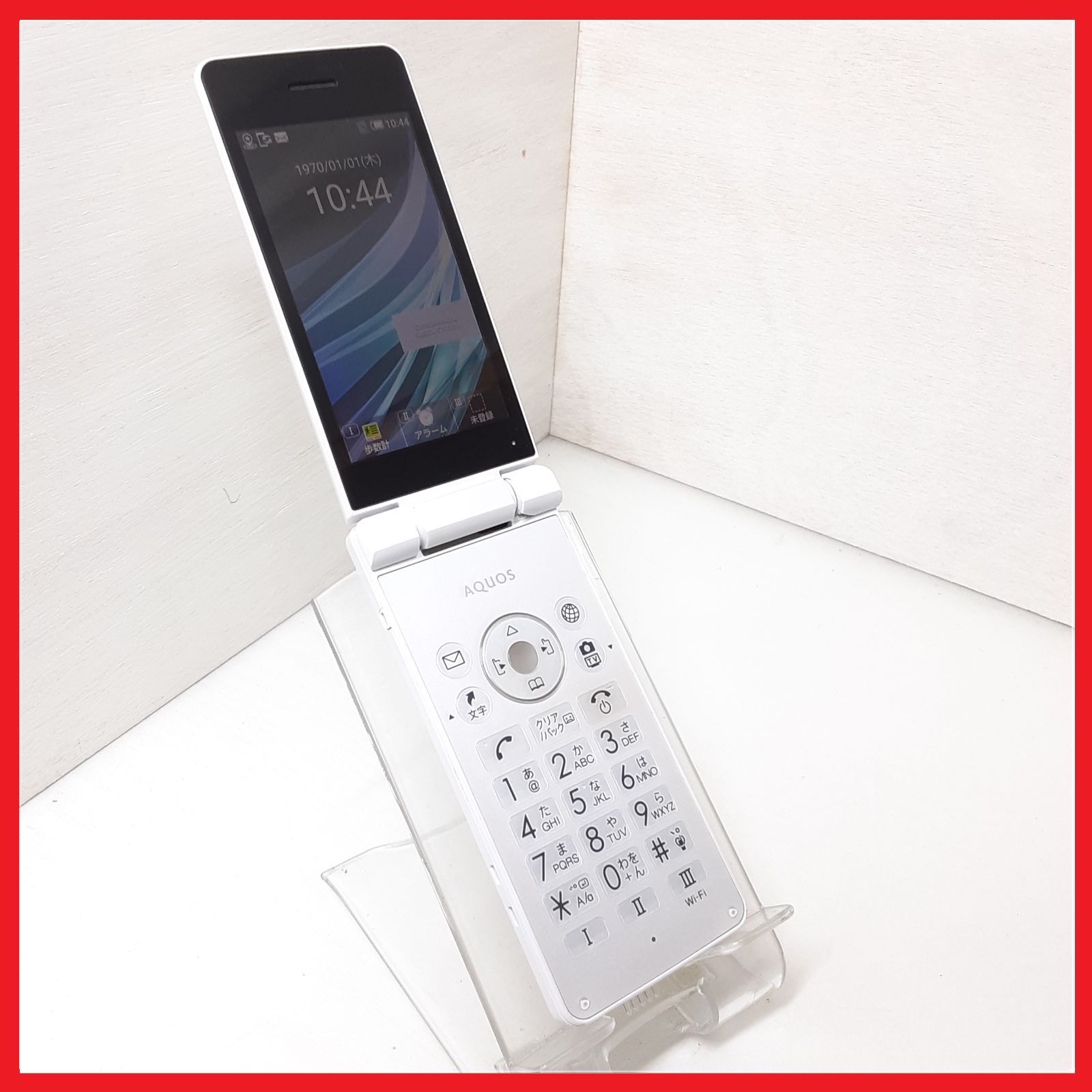 ソフトバンク AQUOSケータイ3 805SH ホワイト SIMフリー ソフトバンク