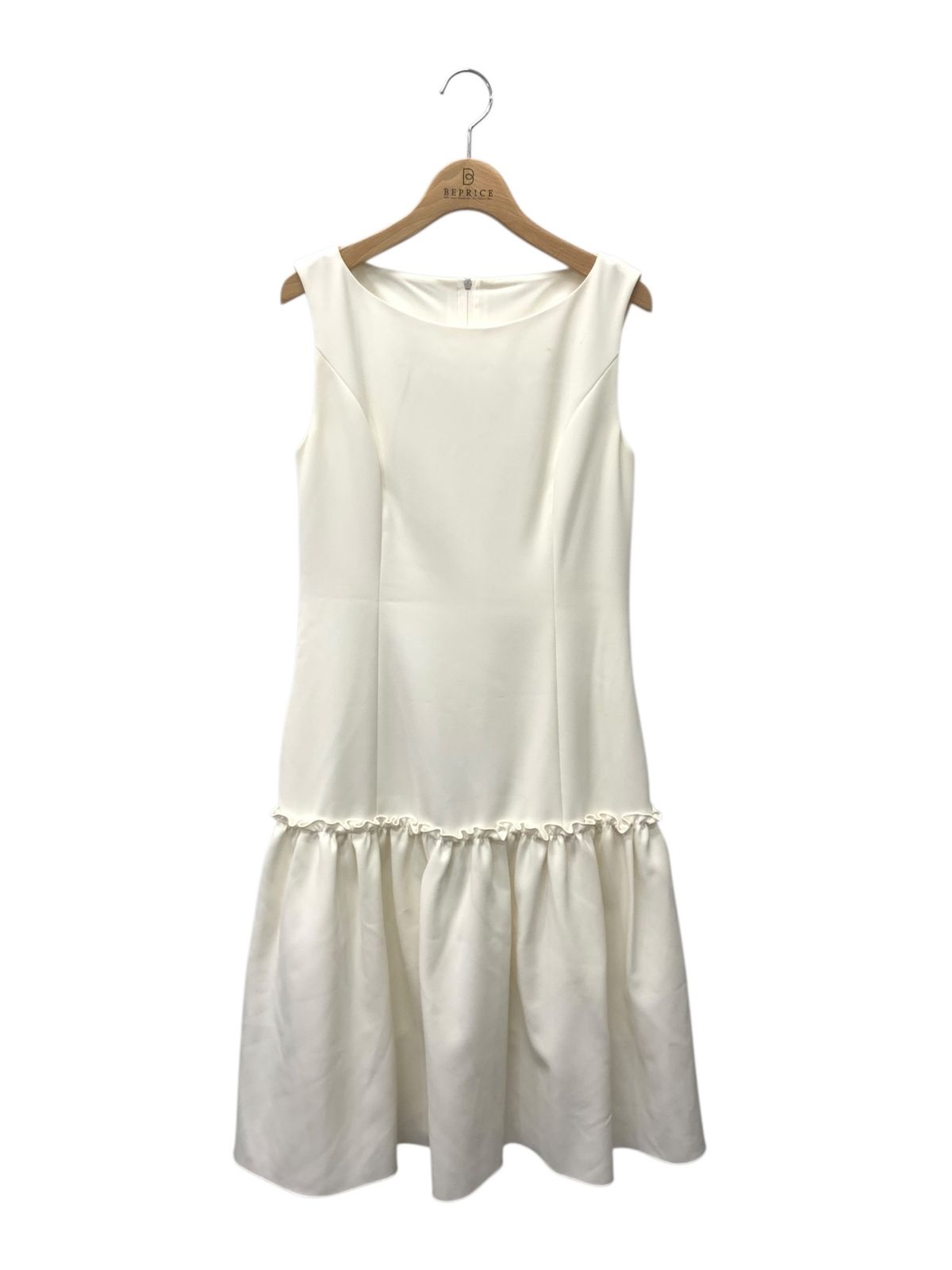 フォクシーニューヨーク 38985 ワンピース 38 ホワイト 38985 Tuck＆Gather Dress ITYZOEPNIPPW