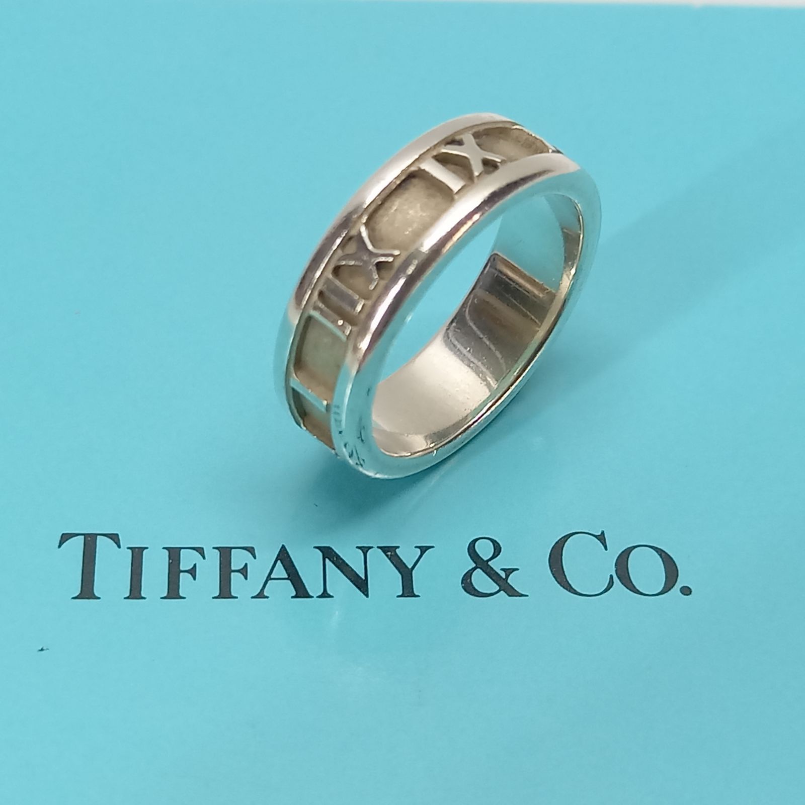 美品　TIFFANY&Co ティファニー リング アトラス 12号 925 TIFFANY&Co. 12号 ティファニー リング・指輪 アトラス シルバー