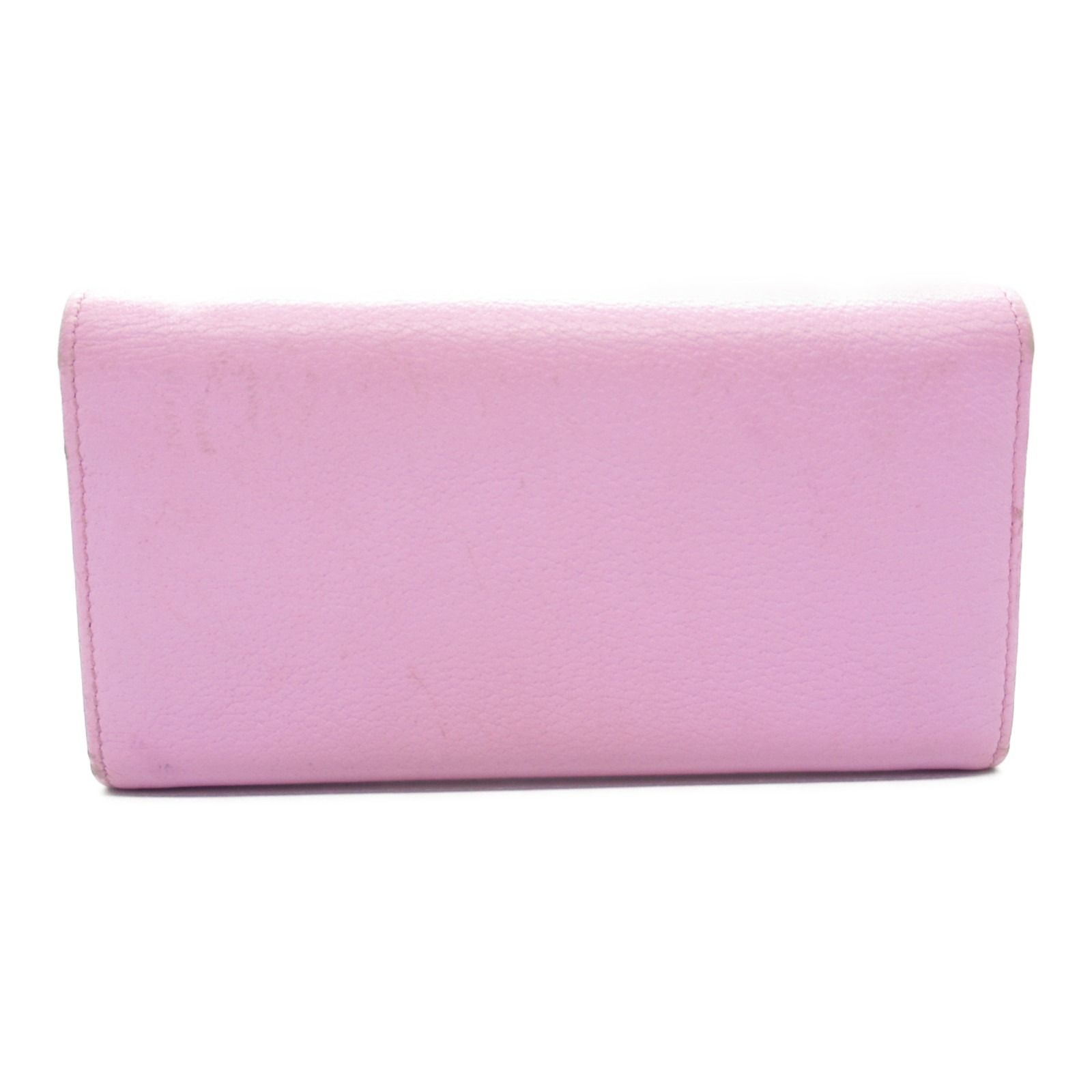 GUCCI ピンクレザー 長財布 GUCCI グッチ ラウンド 長財布 財布・小物 レザー 496317ピンク