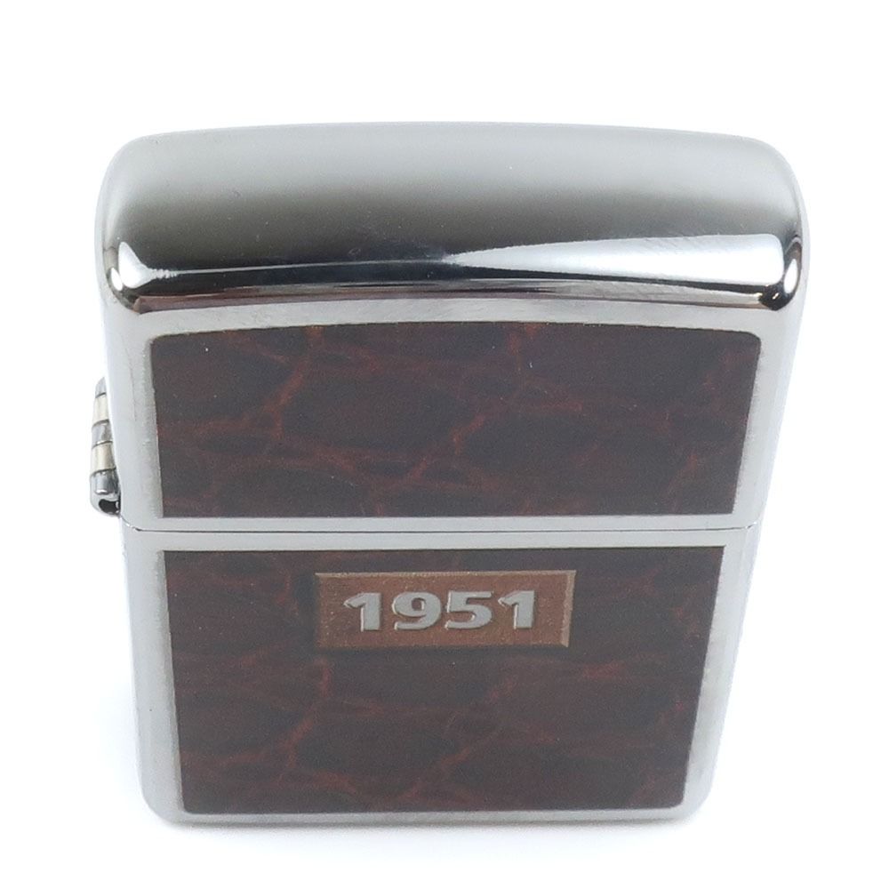 【ZIPPO】ジッポー レザーセレブレーション 1951 80th記念 オイルライター ディアゴスティーニ zippo collection No.5 _ ライター