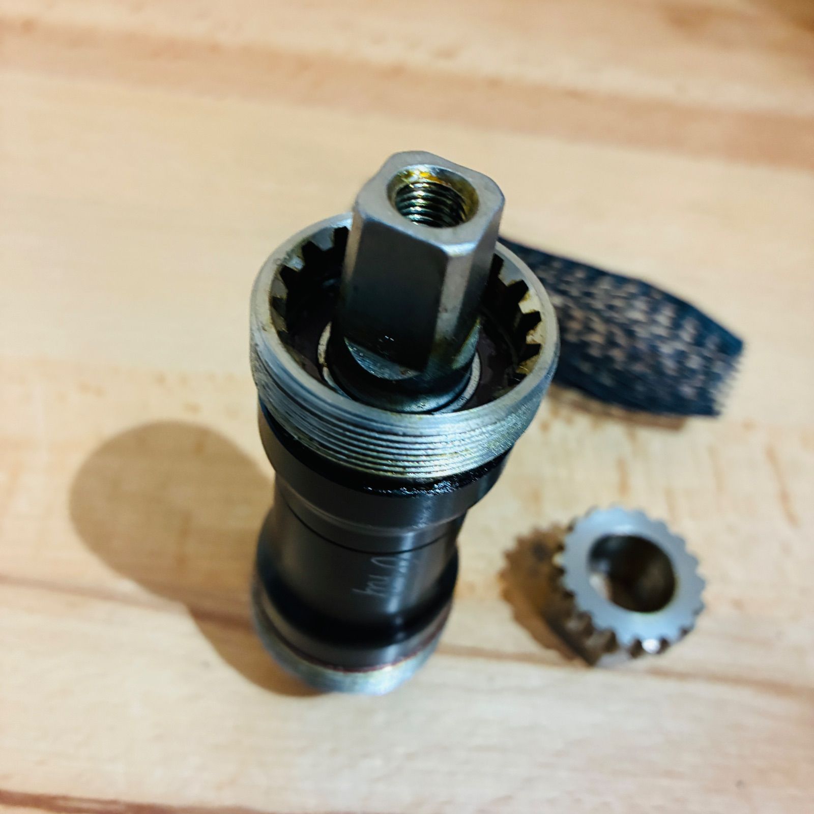 希少】 phil wood BB セット BSA/JIS 軸長108mm ISO スクエア