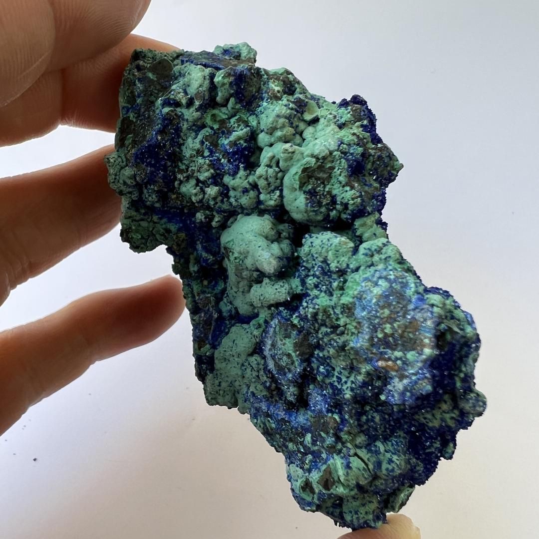 E21032】マラカイトを伴うアジュライト アジュライト 藍銅鉱 岩絵の具 マラカイト Azurite 天然石 原石 鉱物 パワーストーン  メルカリShops