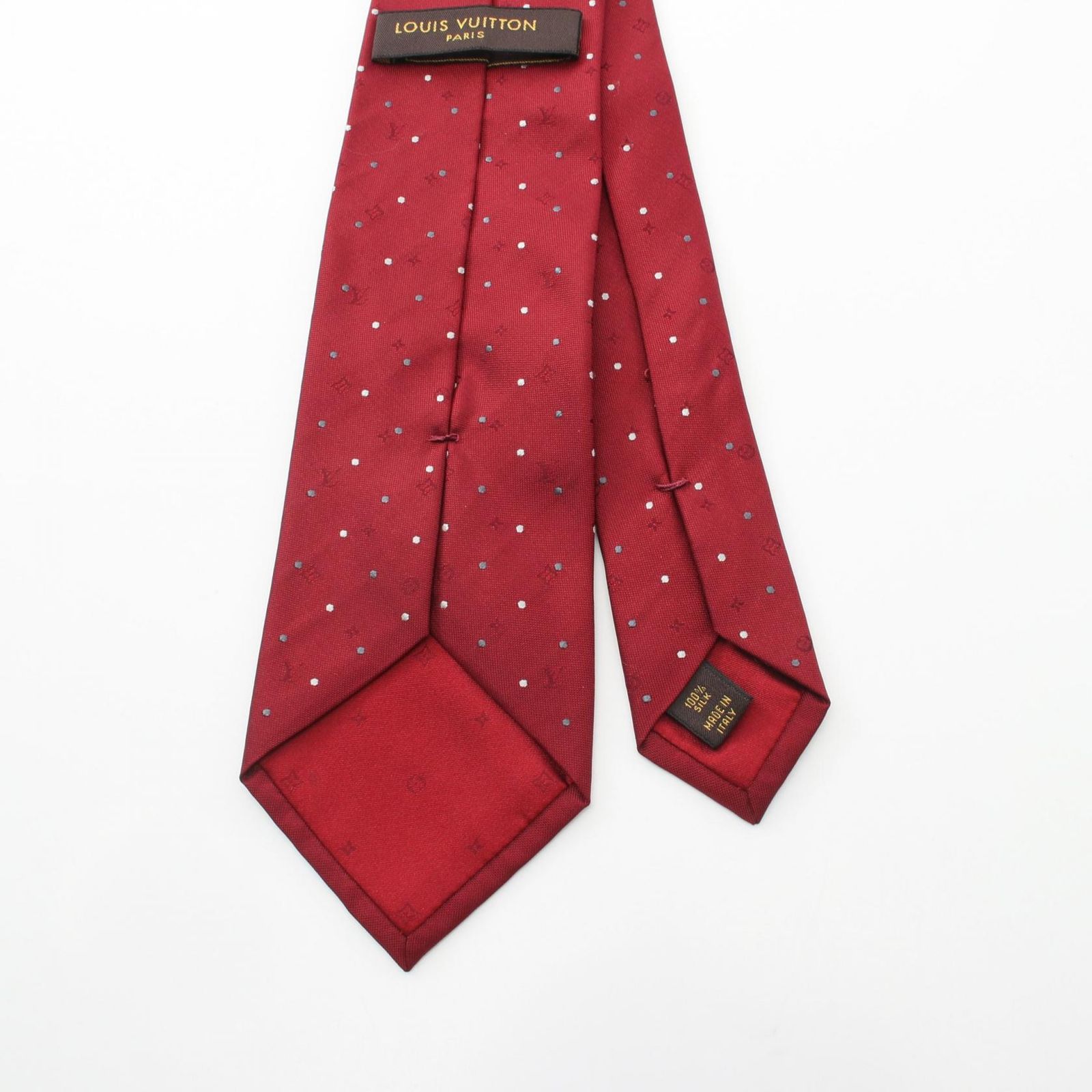 新品✨️ ルイヴィトン ネクタイ モノグラム アニマル柄 レッド 現行 高級シルク LOUIS VUITTON◇ネクタイ/シルク/RED/メンズ LOUIS VUITTON◇ネクタイ