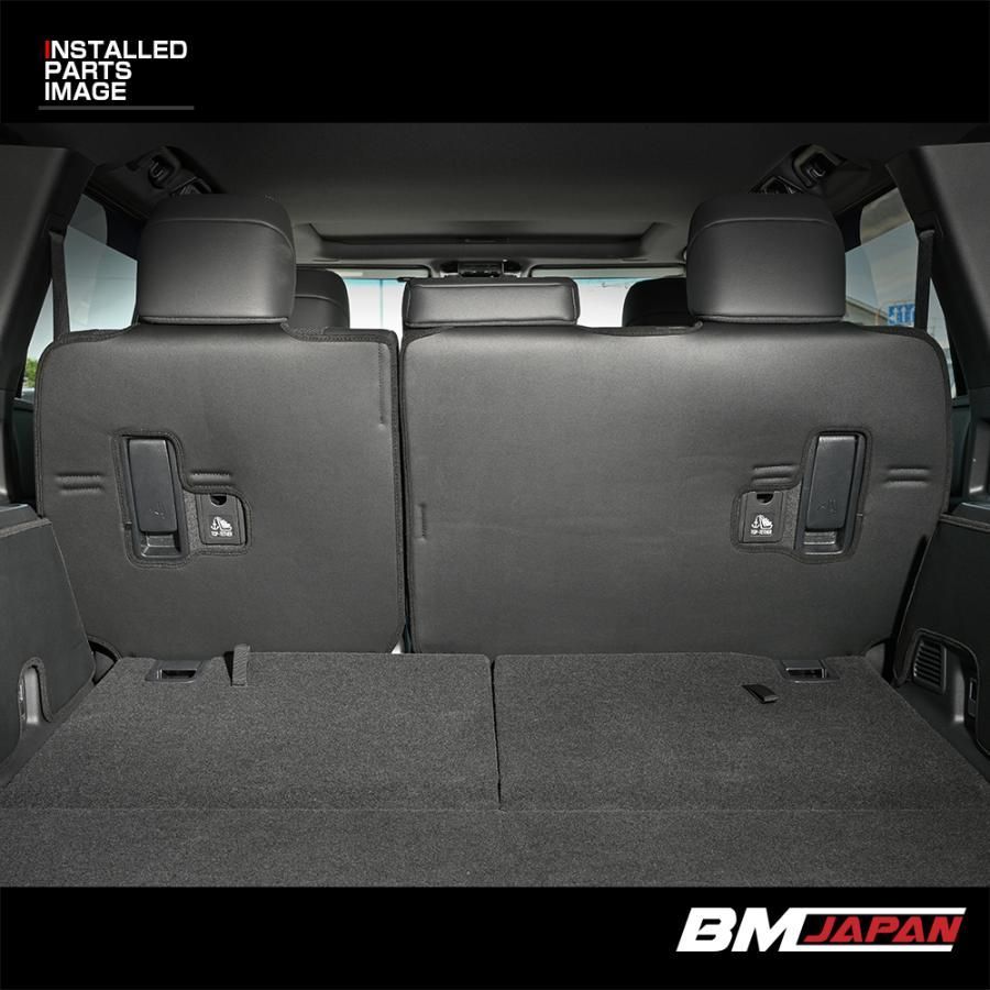 ランドクルーザー LC250 2025 R6 .4〜 ドアキックガード セカンドシートバックカバー 2ピース 内装 保護 傷防止 ブラック カーパーツ カスタム BM FFCRYSTALESIA_COM