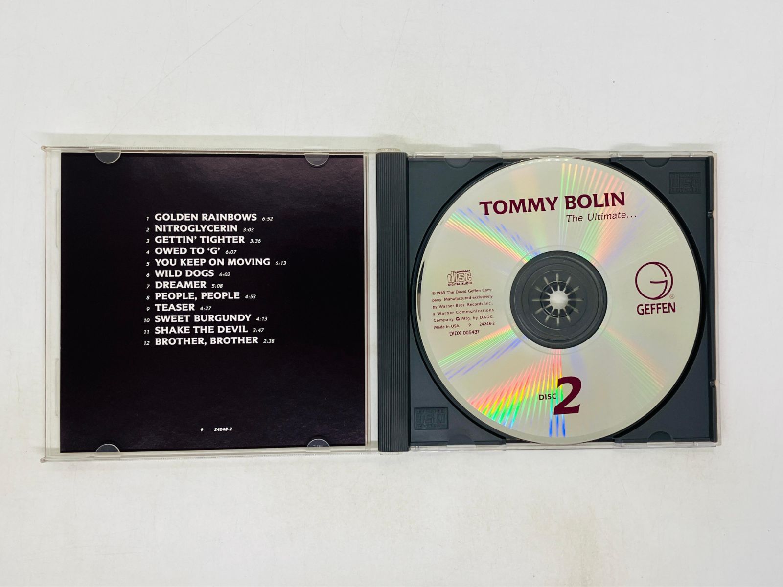 CD TOMMY BOLIN The Ultimate Disc 2 / トミー・ボーリン / アルバム Z02 - メルカリ