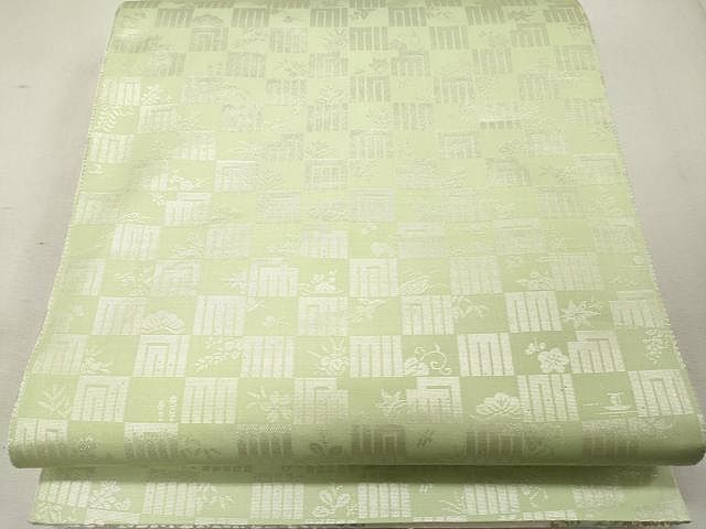 平和屋着物○極上 山口美術織物 皇室 伊勢神宮御用 西陣織 両面 六通柄