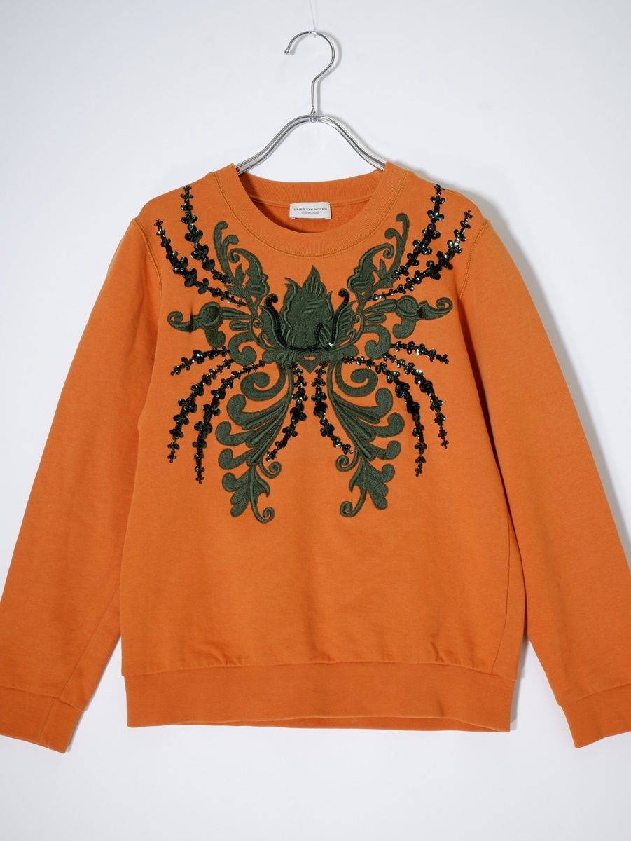 DRIES VAN NOTEN スパンコール Tシャツ dries van noten ドリスヴァンノッテンスパンコール刺繍Tシャツ