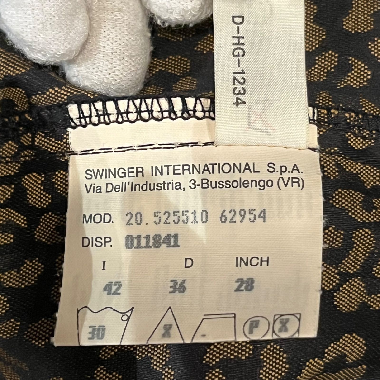 管34389 FENDI フェンディ 42サイズ レオパード ジャケット ズッカ ヒョウ柄 豹柄 イタリア製 SIROKUMA-CORPORATION_COM