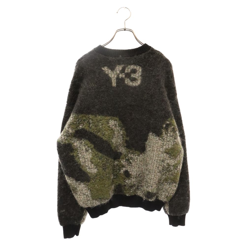 Y-3 (ワイスリー) 21AW U CH1 CAMO KNIT CREW SWEATER カモフラージュ 