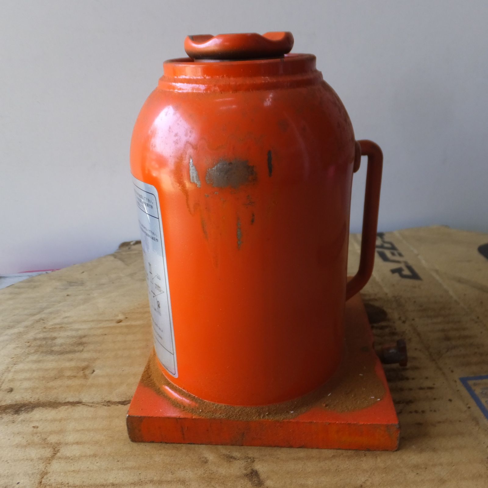 ◆マサダ 油圧ジャッキ HPD-10-2 工具 10TON 10ton 10トン 10000kg 油圧式 オイル だるま ダルマ 車載 自動車 点検 整備 10 ◆