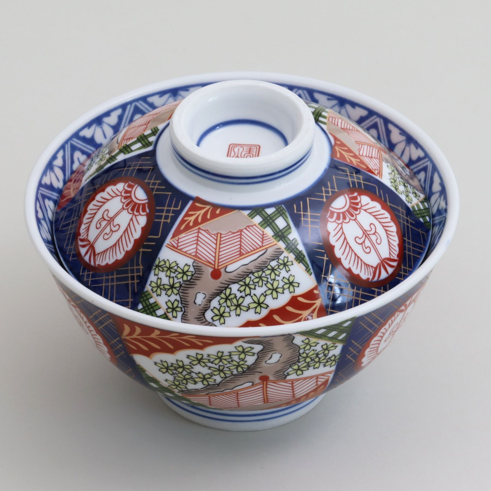 どんぶり様5 美濃焼 食器 陶器]錦小桜 5.0反蓋丼 どんぶり - メルカリ