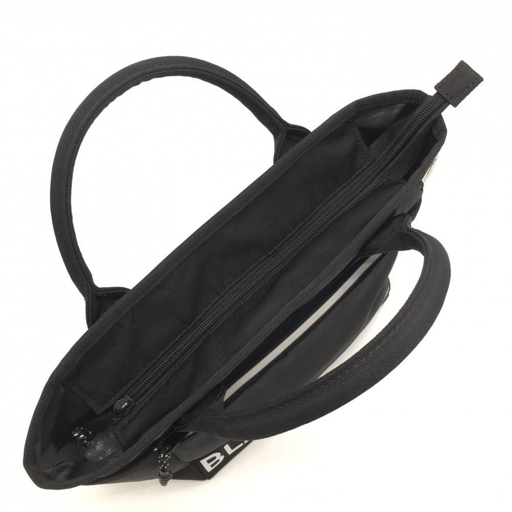 超美品】ブラックアンドホワイト カートバッグ 黒×白 内外サイド