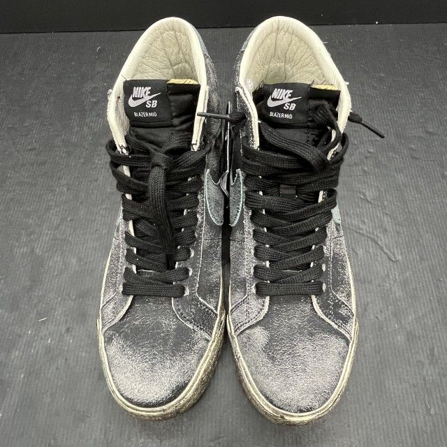 06 w 14471 ナイキ NIKE SB Zoom Blazer Mid Premium Faded Black 28 cm スニーカー 品