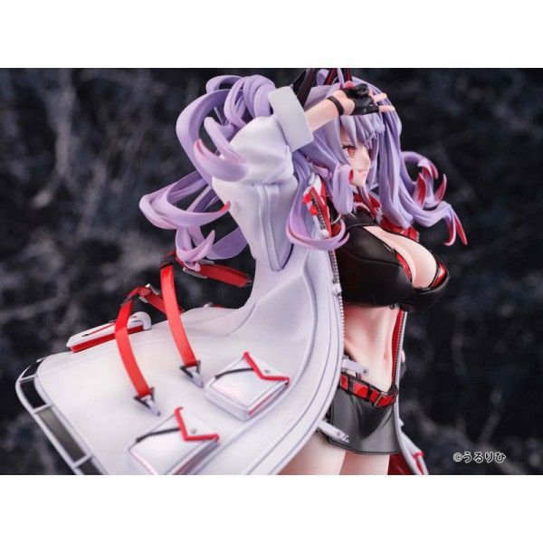 【7/19までの出品】うるりひ ルージュ フィギュア タペストリー付き Erotics Gear-Girl ルージュ Illustration by うるりひ 1/6