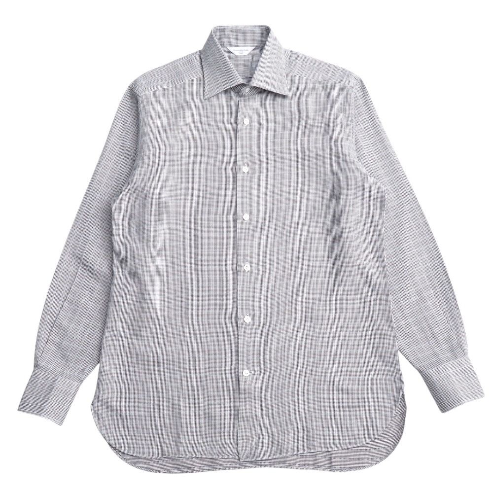 □美品□Ermenegildo Zegna エルメネジルド ゼニア 長袖シャツ