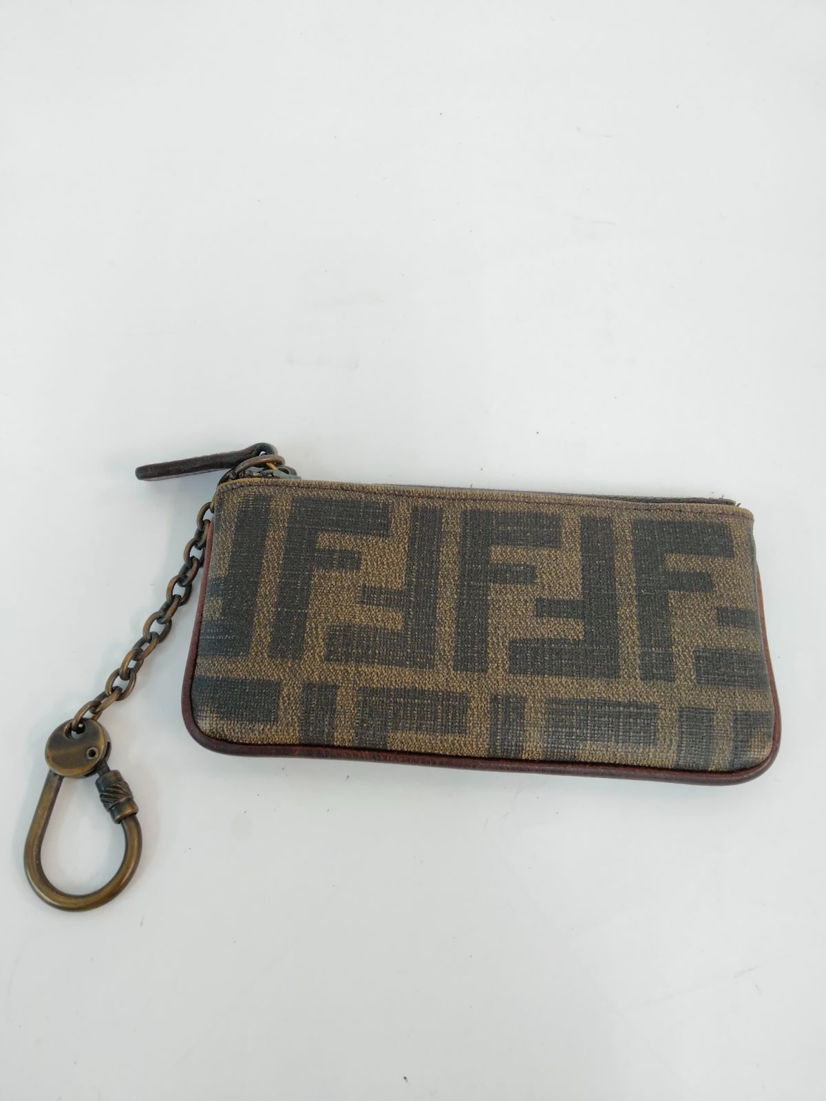 FENDI ズッカ コインケース キーリング付き pvc フェンディ 小銭