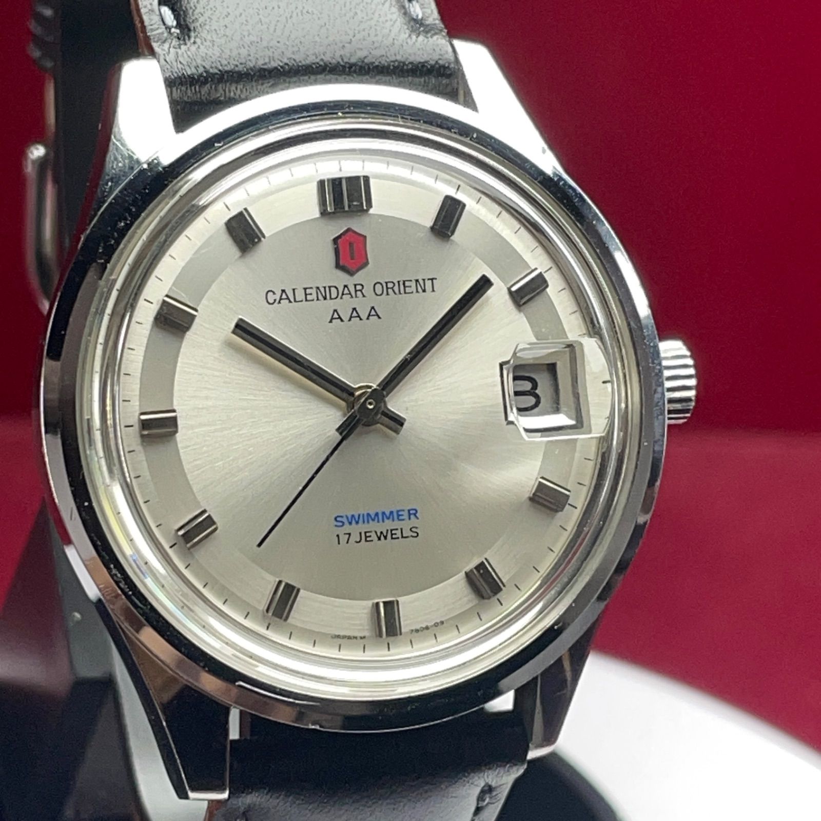 OH済 60s 風防新品 CALENDAR ORIENT AAA SWIMMER - メルカリ