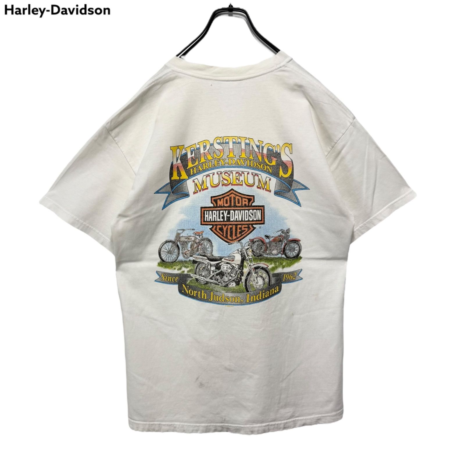 00s HARLEY-DAVIDSON Print T-shirt Tee USA製 ハーレーダビッドソン 