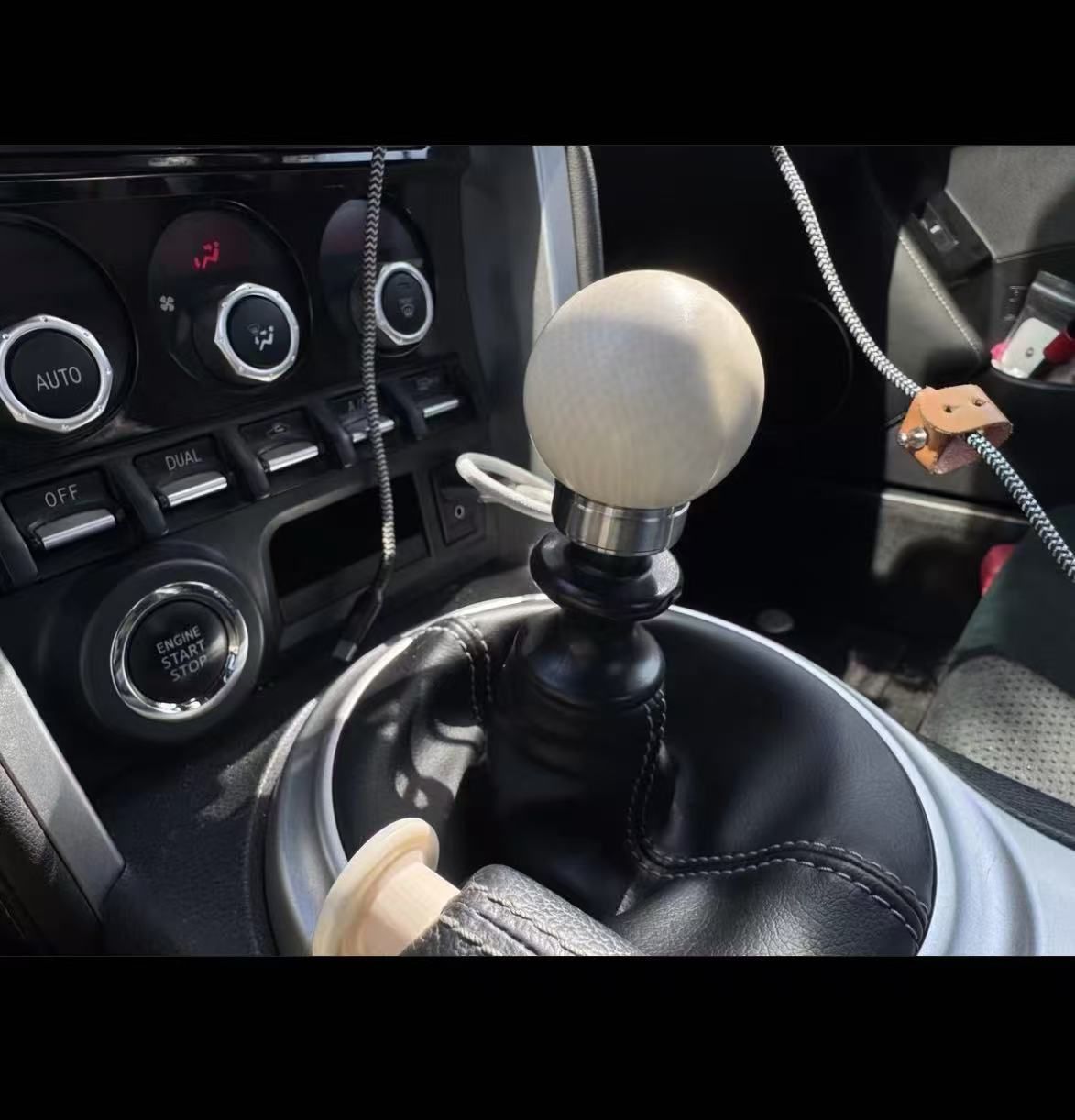GK FACTORY シフトノブ BRZ GR86 MT用 マンモス牙 ステンレス 170g 