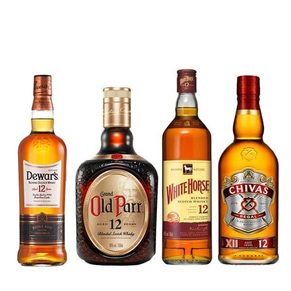 ブレンデッドスコッチウイスキー 12年 飲み比べ 4本セット B