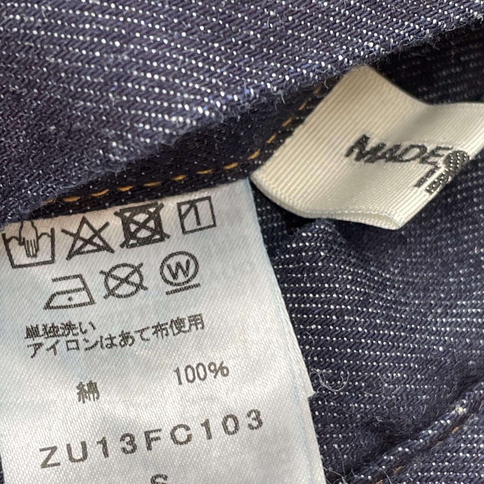 Zucca ズッカ Gジャンデニムジャケット sizeS/ブルー系 レディース