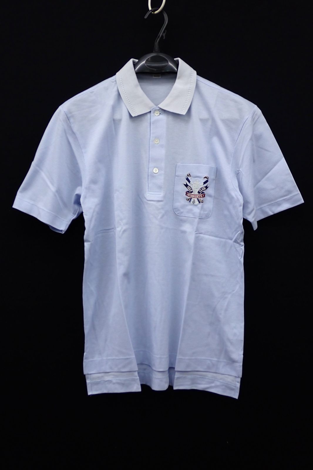 衣類27 Burberrys バーバリー ポロシャツ Mサイズ/水色 - メルカリ