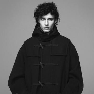 【雷市場（ポンジャン）商品韓国直送】xl ） UNIQLO(ユニクロ) Jil Sander(ジルサンダー) ダッフルコート 黒
