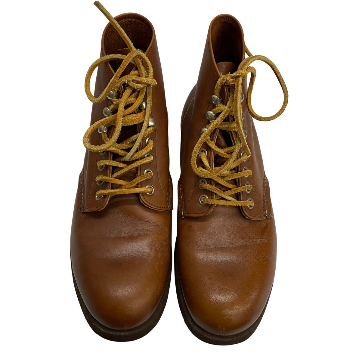 レッドウィング RED WING プレーントゥラウンドトゥ メンズ靴 ブーツ ワーク ブラウン 25cmサイズ 201-shoes1459 VB
