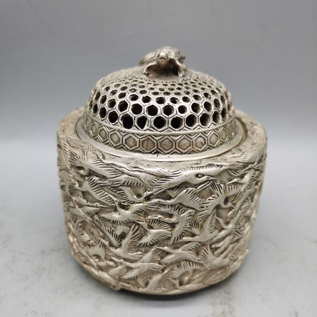 銅器 千鶴香炉 茶道具 香道具 蓋置 工芸品 美術品 置物 銅器 千鶴香炉 茶道具 香道具 蓋置 工芸品 美術品 置物 - メルカリ