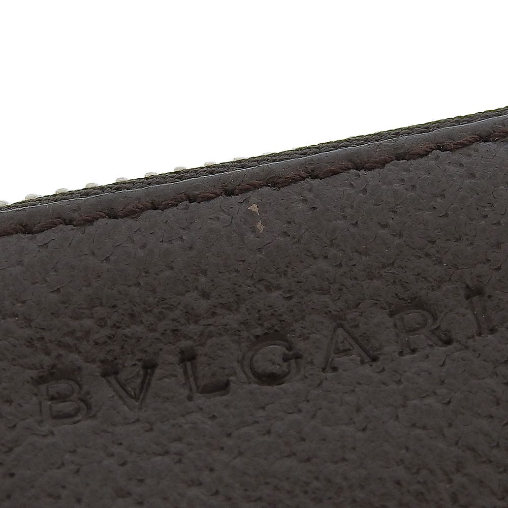 【本物保証】 箱付 新品同様 ブルガリ BVLGARI ロゴマニア フラットポーチ 22588 ショルダーバッグ キャンバス×レザー ベージュ 斜め掛け 本物保証】 箱付 新品同様 ブルガリ BVLGARI ロゴマニア フラット