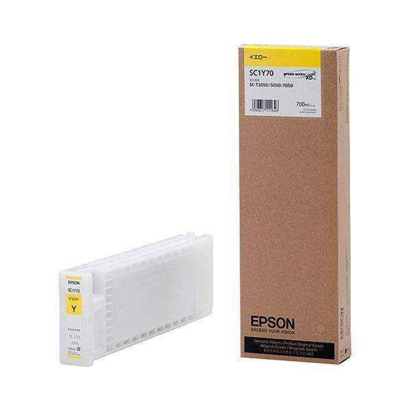 特価新作 エプソン SC-S80650用 インクカートリッジ 700ml(ライトシアン) SC10LC70 返品種別A Joshin web 通販  PayPayモール