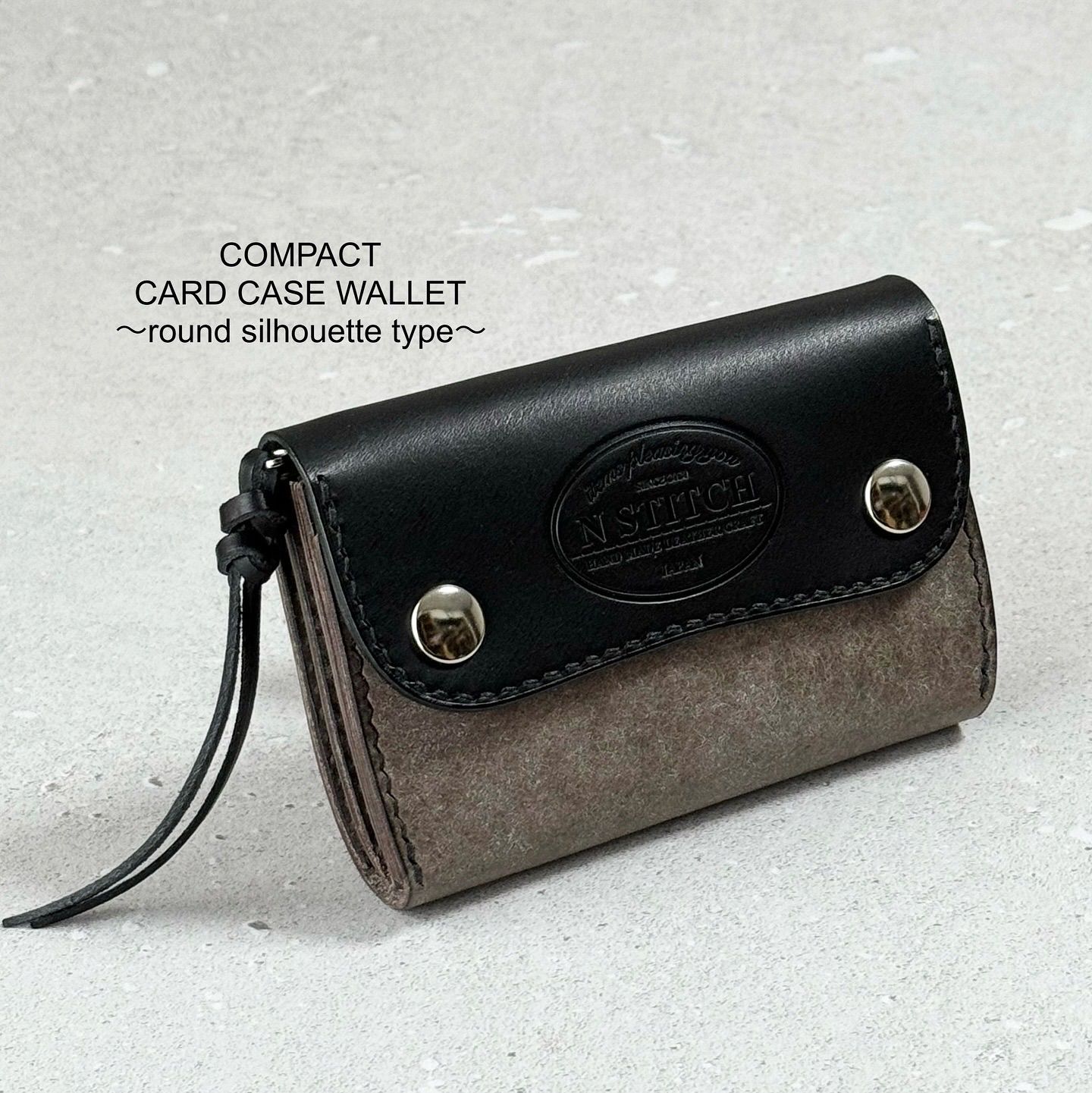 受注製作〉カードケース /コンパクトウォレット ラウンドシルエット /財布