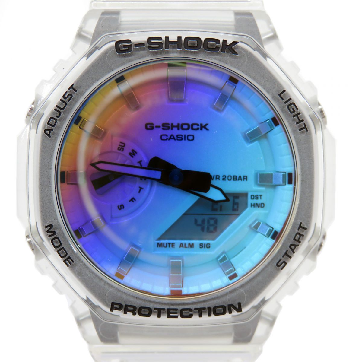 未使用】CASIO カシオ G-SHOCK GA-2100SRS-7AJF Iridescent Color