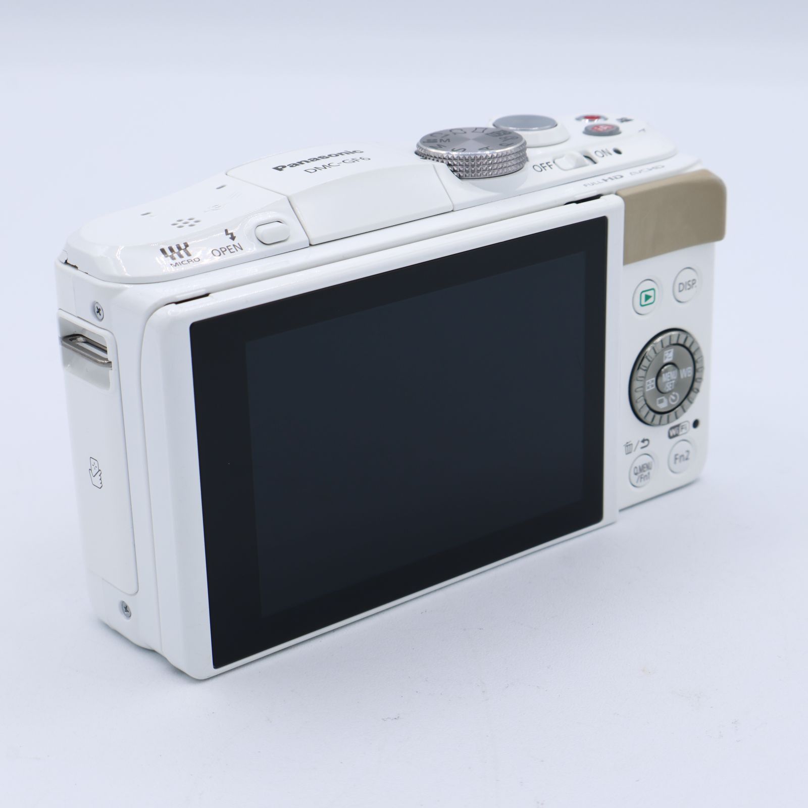 LUMIX ミラーレス一眼カメラDMC-GF6ホワイト ダブルズームレンズキット