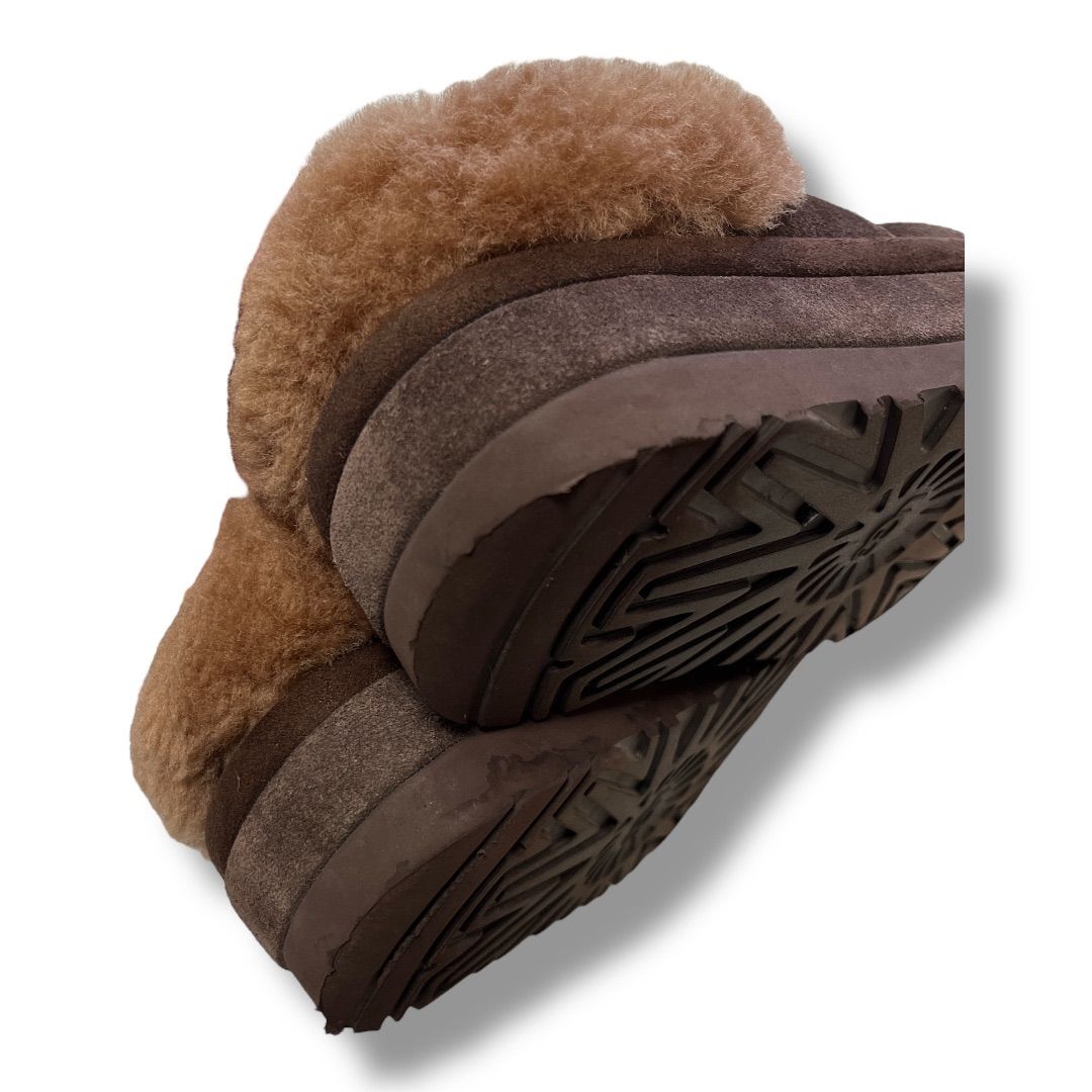 UGG Tazzlita 22cm ブラウン ムートンブーツ スリッポン 厚底 UGG Tazzlita 22cm ブラウン ムートンブーツ スリッポン 厚底