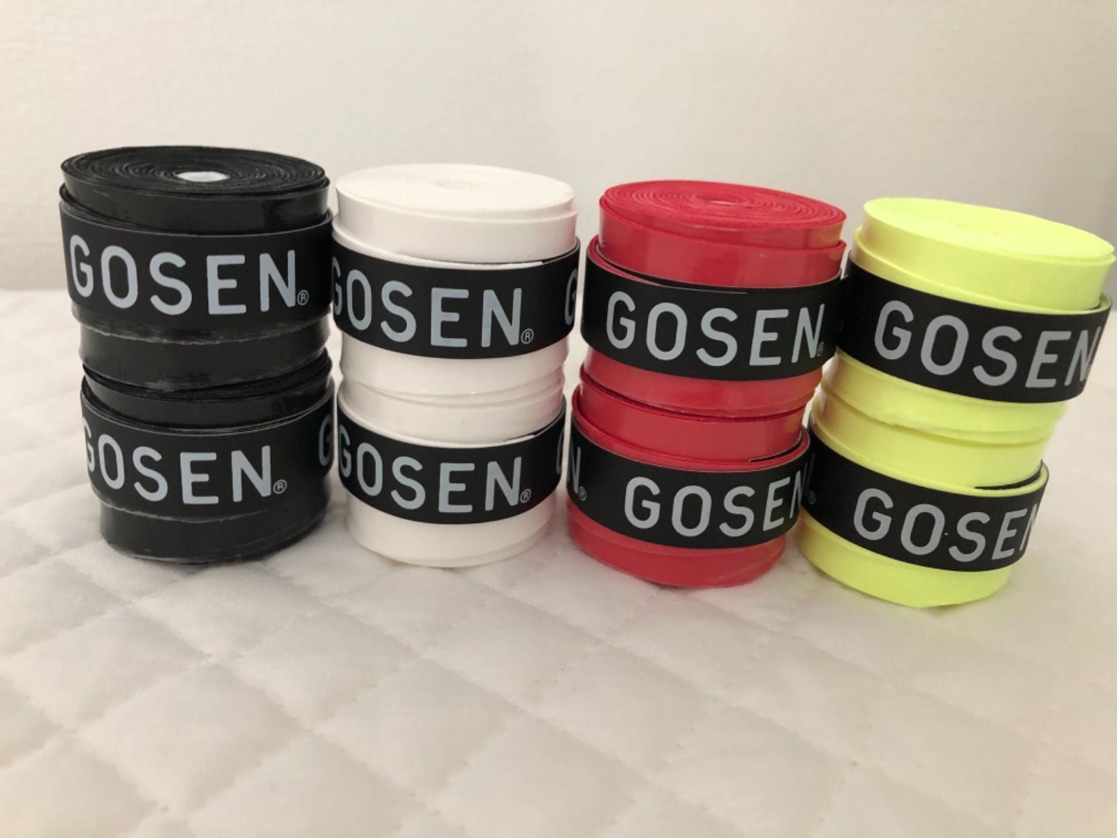 今月限定／特別大特価 GOSEN グリップテープ 3個 迅速発送 黒 ゴーセン色変更可ブラックマイバチ